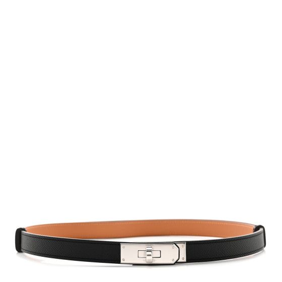 HERMES Epsom Kelly Belt Black | FASHIONPHILE (US)