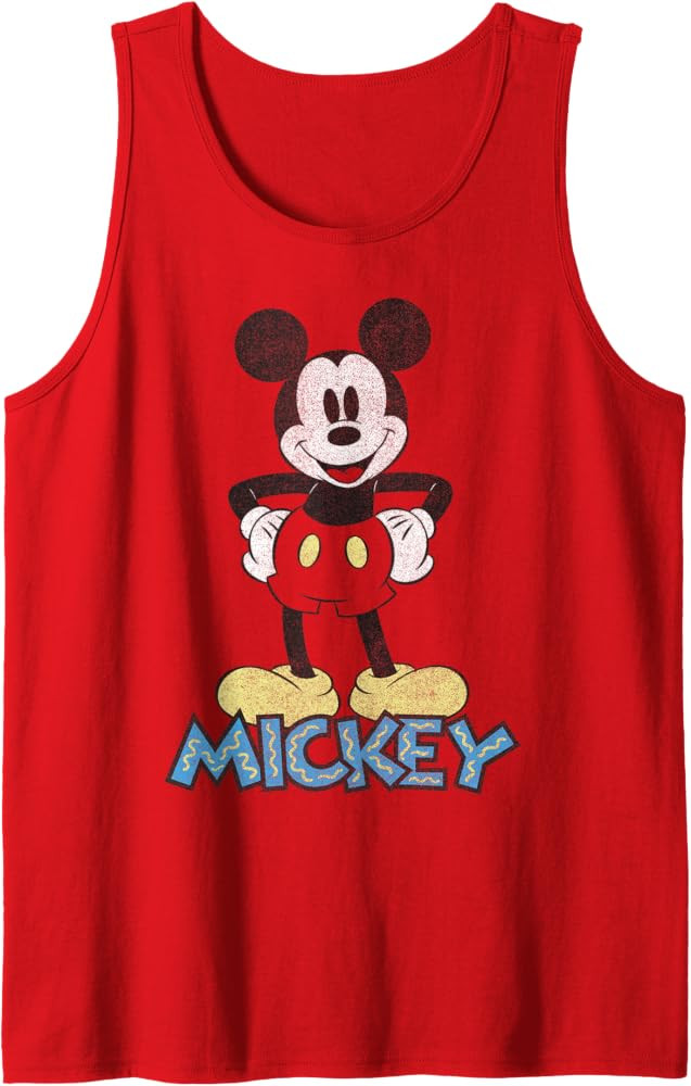 Disney Mickey And Friends Mickey Mouse 90's Style Portrait Tank Top | Amazon (US)