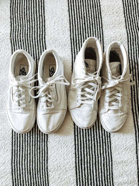 Favorite white sneakers for spring, white sneakers, vans, white shoes, sneakers, tennis shoes

#LTKfindsunder50 #LTKshoecrush #LTKstyletip