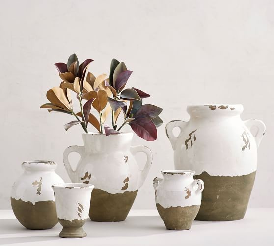 Tuscan Terra Cotta Vases | Pottery Barn (US)