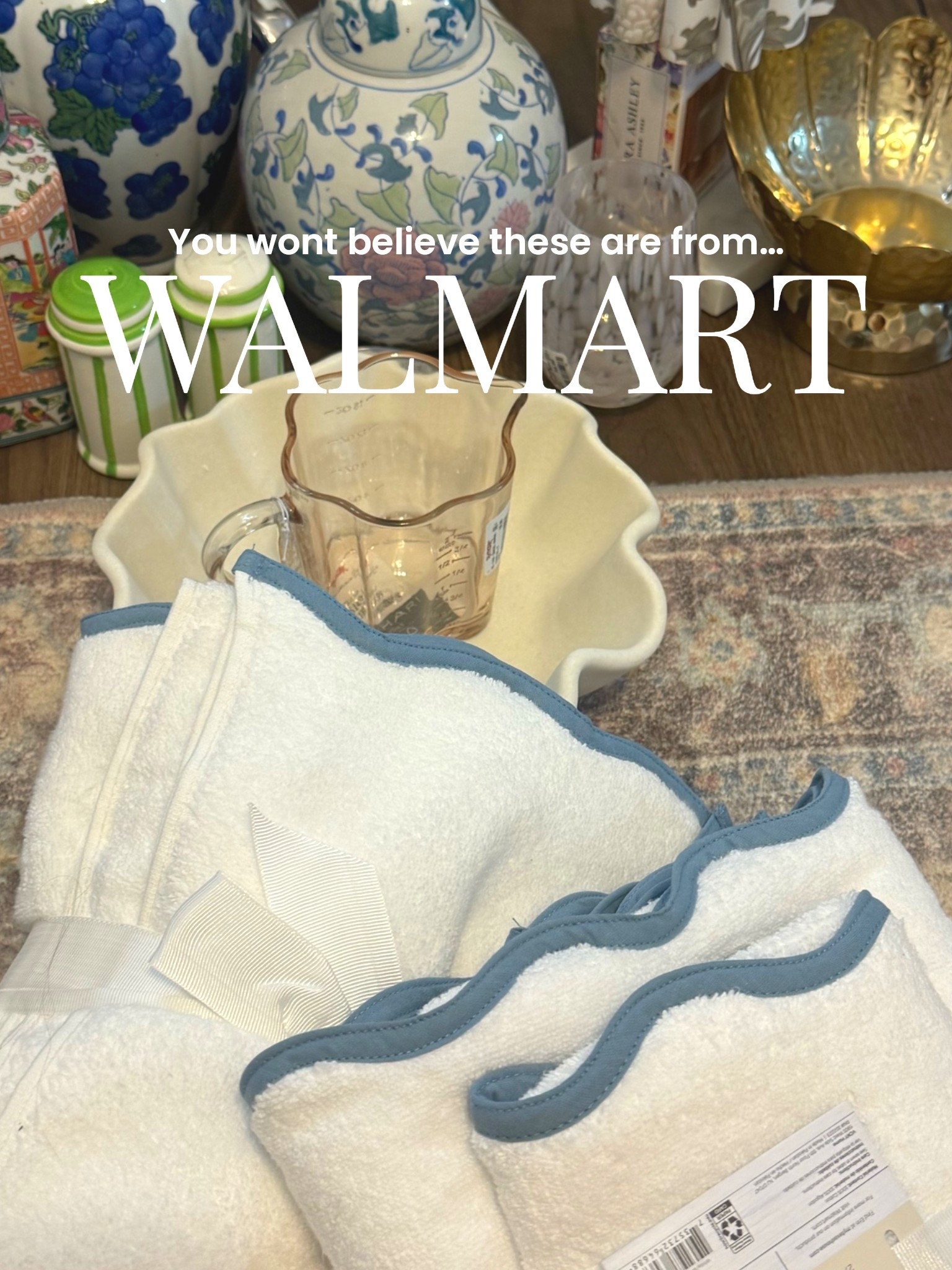 Did someone say dupe??👀👀 Loving these new towels! @Walmart
