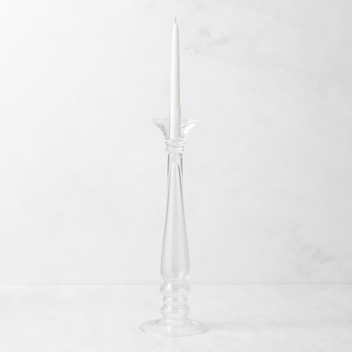 Glass Taper Candleholder | Williams-Sonoma