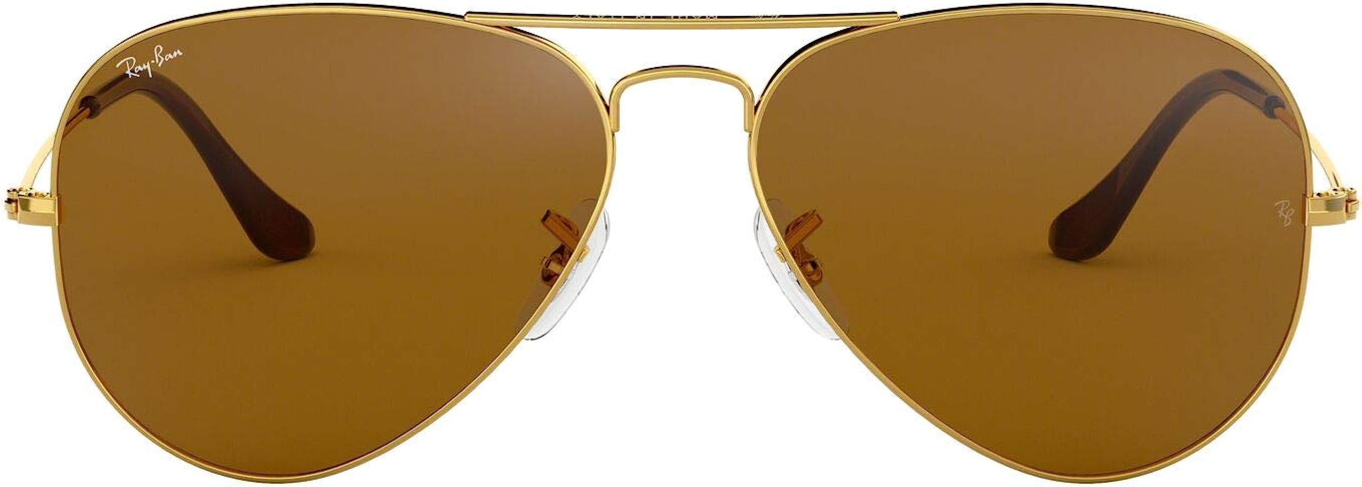 Ray-Ban Rb3025 Classic Aviator Sunglasses | Amazon (US)