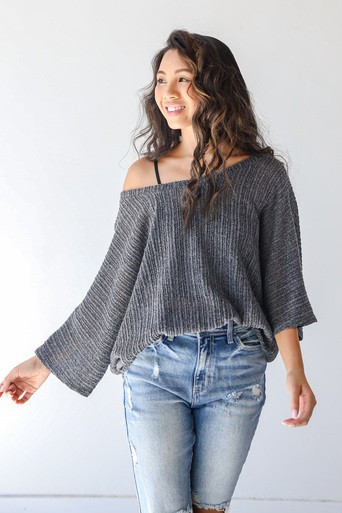 More Than It Seems Loose Knit Top | Dress Up