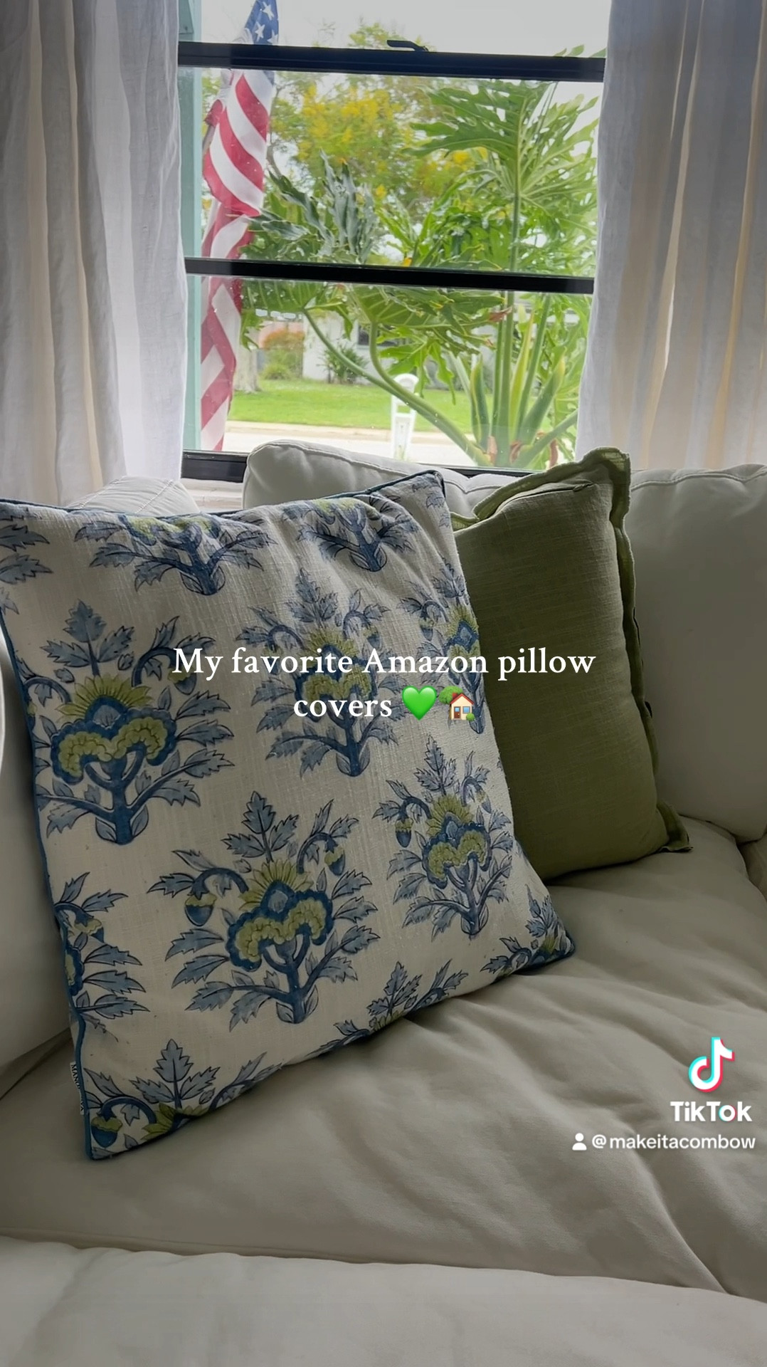 Amazon pillow covers! 

Coastal decor , Amazon home find , Grandmillinial home decor 

#LTKHome #LTKVideo #LTKSaleAlert