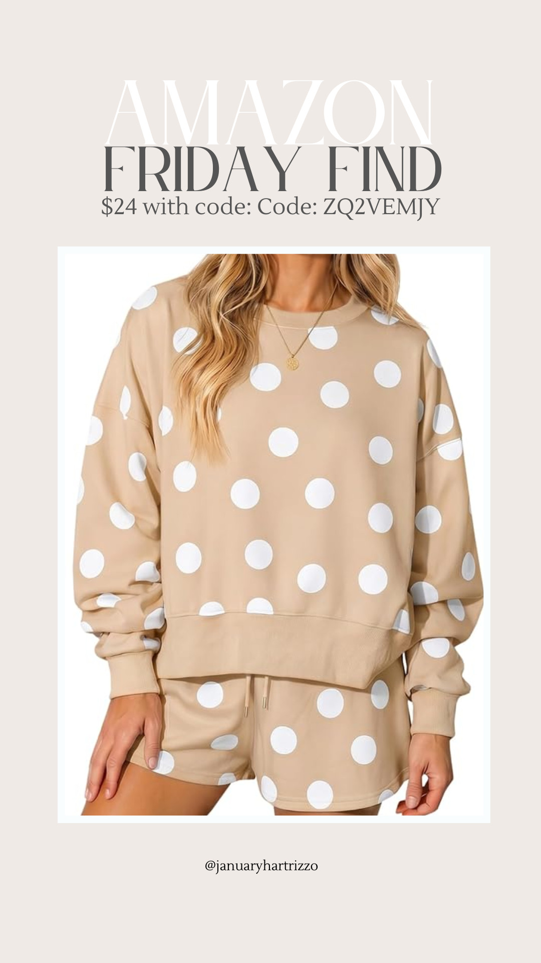 Cutie polka dot set that would be good now and into early fall. Comes in a few colors.

summer outfits, fall outfits, polka dot sweatshirt, elastic waist shorts, mom outfits, weekend outfits, running errands outfit ideas 

 #LTKmomlife #LTKActive #LTKSaleAlert