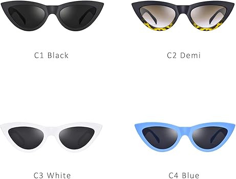mosanana Trendy Cateye Sunglasses for Women Cool Stylish Sunnies MS51810 | Amazon (US)