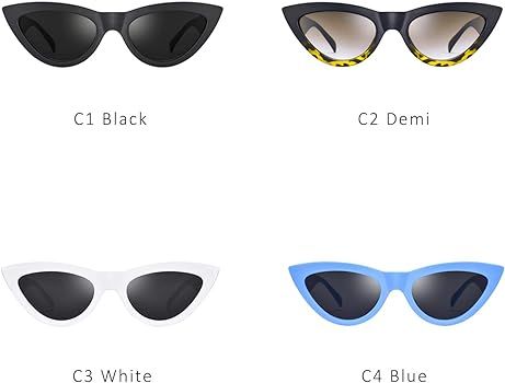 mosanana Trendy Cateye Sunglasses for Women Cool Stylish Sunnies MS51810 | Amazon (US)