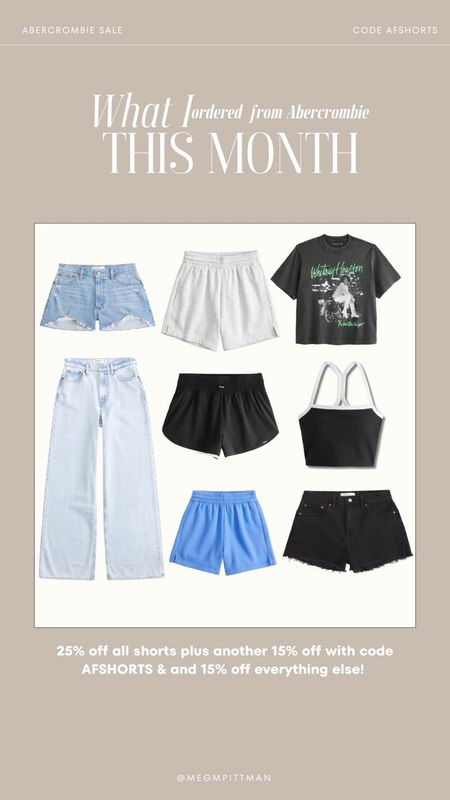 Huge sale! 25% off all shorts plus an extra 15% off with code AFSHORTS!! 
15% off everything else 

Summer sale 
Summer outfits 
Denim shorts 
Jean shorts 
Mother’s Day 

#LTKFindsUnder50 #LTKStyleTip #LTKSaleAlert