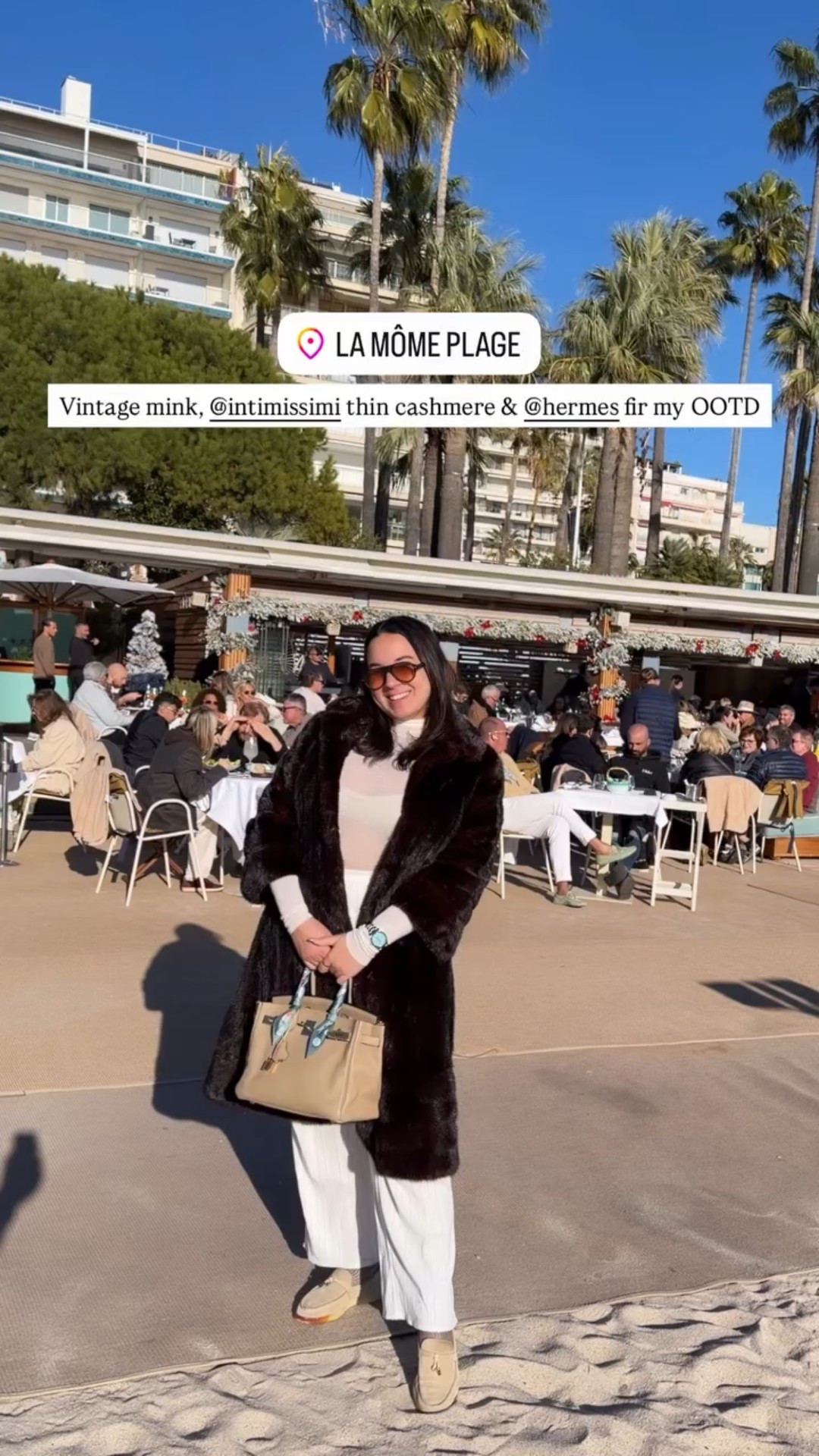 Vintage mink, @intimissimi thin cashmere & @hermes fir my OOTD

#LTKTravel #LTKdayinmylife #LTKootd