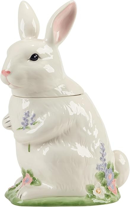Certified International Easter Morning 3-D Bunny Cookie Jar, 64 oz. | Amazon (US)