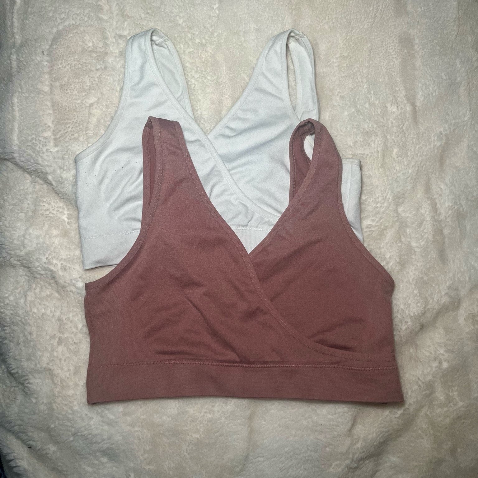 The nursing bra you need! 
Soft, cozy, stretchy! 
Living in these during pregnancy 

#LTKFindsUnder50 #LTKBump #LTKBaby