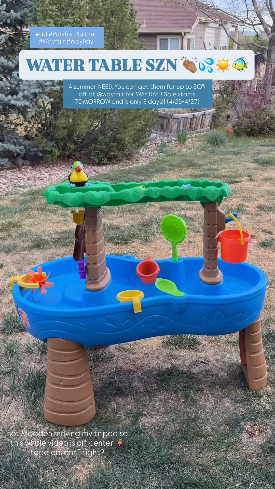 It’s water table season!!! @Wayfair’s WAY DAY sale starts TOMORROW and they have so many water table options to keep the littles cool, happy and entertained all summer long. The entire site is up to 80% off plus you get free shipping so stock up because the sale only lasts 3 days! #ad #WayfairPartner #Wayfair #WayDay @LTK #liketkit 

#LTKSaleAlert