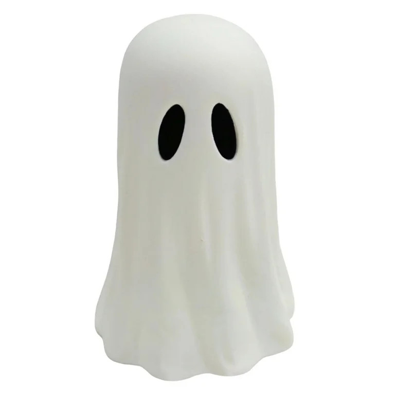 Halloween Paper Mache Ghost Tabletop Decoration, Paper Mache Ghost Tabletop Decoration, White, 3.... | Walmart (US)