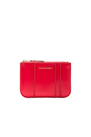 COMME des GARCONS Raised Spike Small Pouch in Red - Red. Size all. | FWRD 