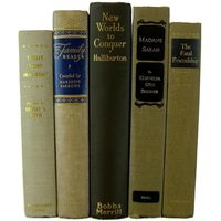 Old Book Decoration Brown Color - Stack Bundle, Vintage Rustic Farmhouse Cabin Decor | Etsy (US)