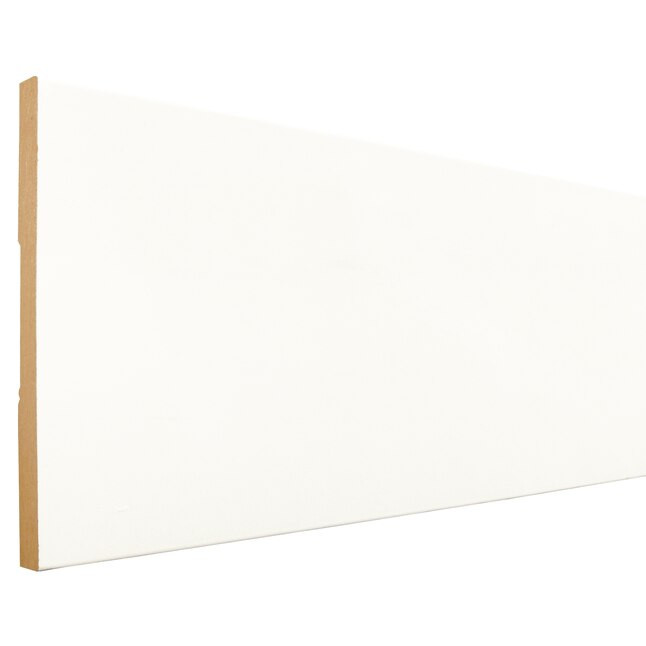 RELIABILT 1/2-in x 5-1/2-in x 8-ft Craftsman Primed MDF Baseboard Moulding | Lowe's