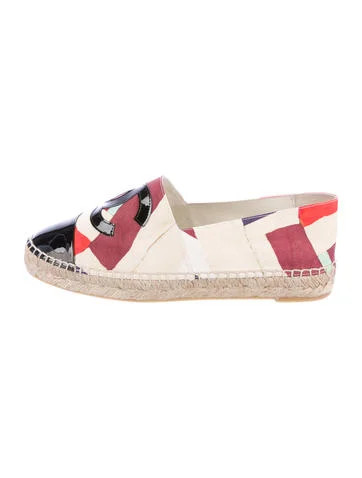 Chanel Multicolor Printed Espadrilles | The Real Real, Inc.