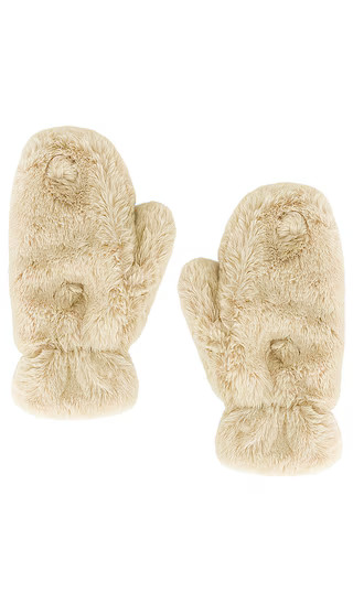 Coco Faux Fur Gloves in Latte | Revolve Clothing (Global)