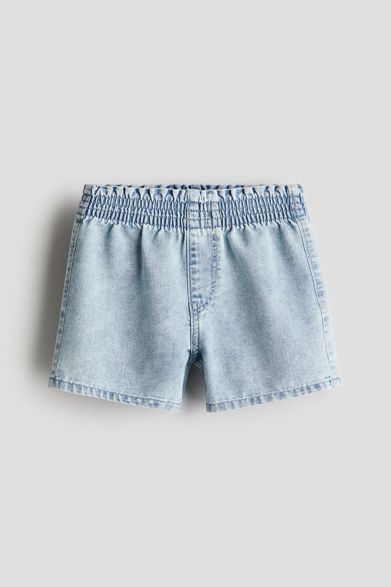 Loose Fit Denim Shorts - Light denim blue - Kids | H&M US | H&M (US + CA)