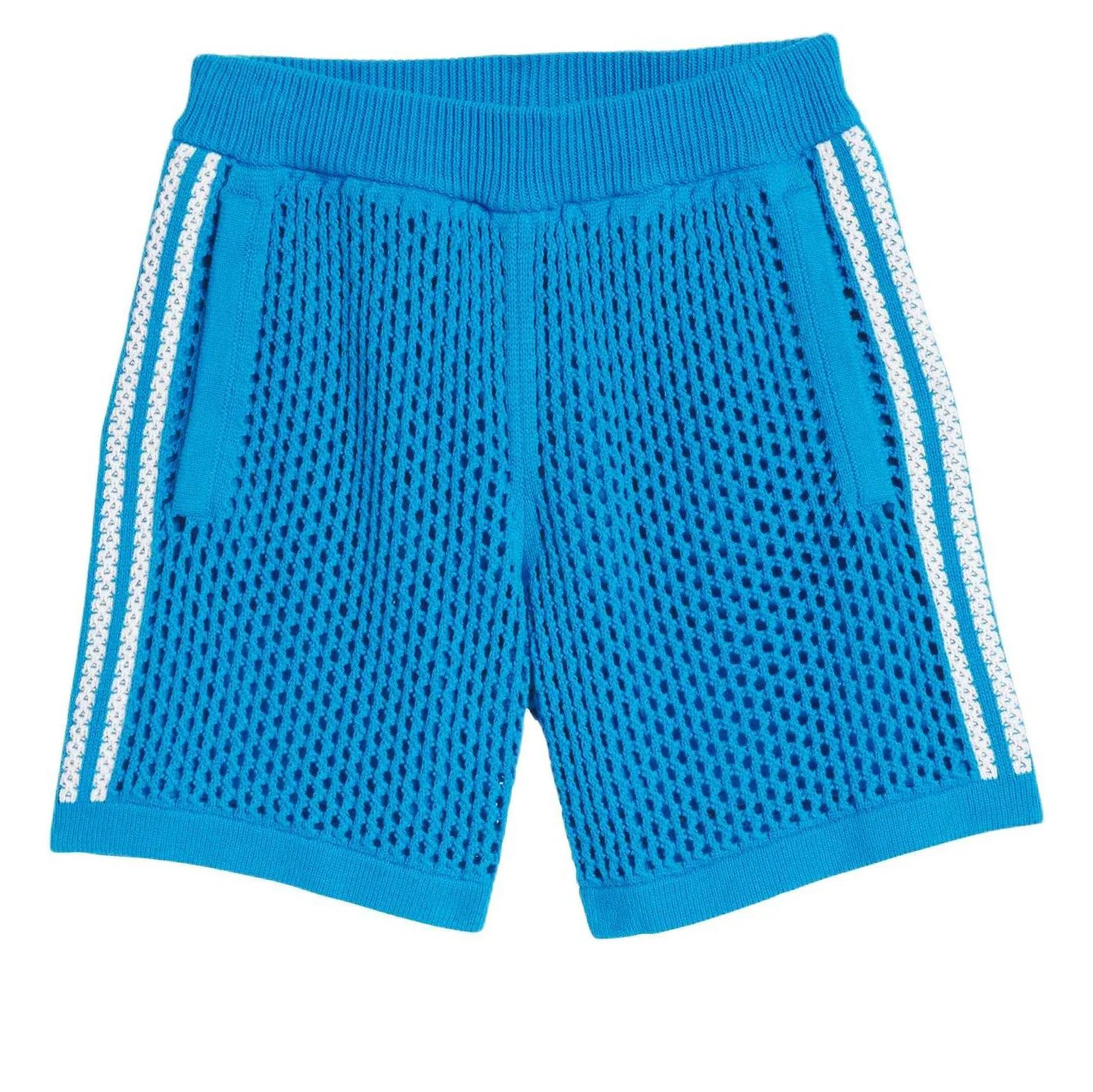 adidas x CLOT FW24 Crochet Shorts Asia Sizing 'Bright Blue' | KICKS CREW