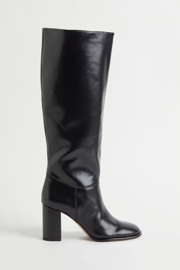 Knee-high Heeled Boots | H&M (US + CA)