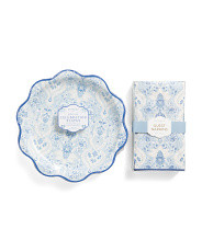 48pc Scalloped Edge Paper Plates And Napkins Set | Office & Storage | Marshalls | Marshalls