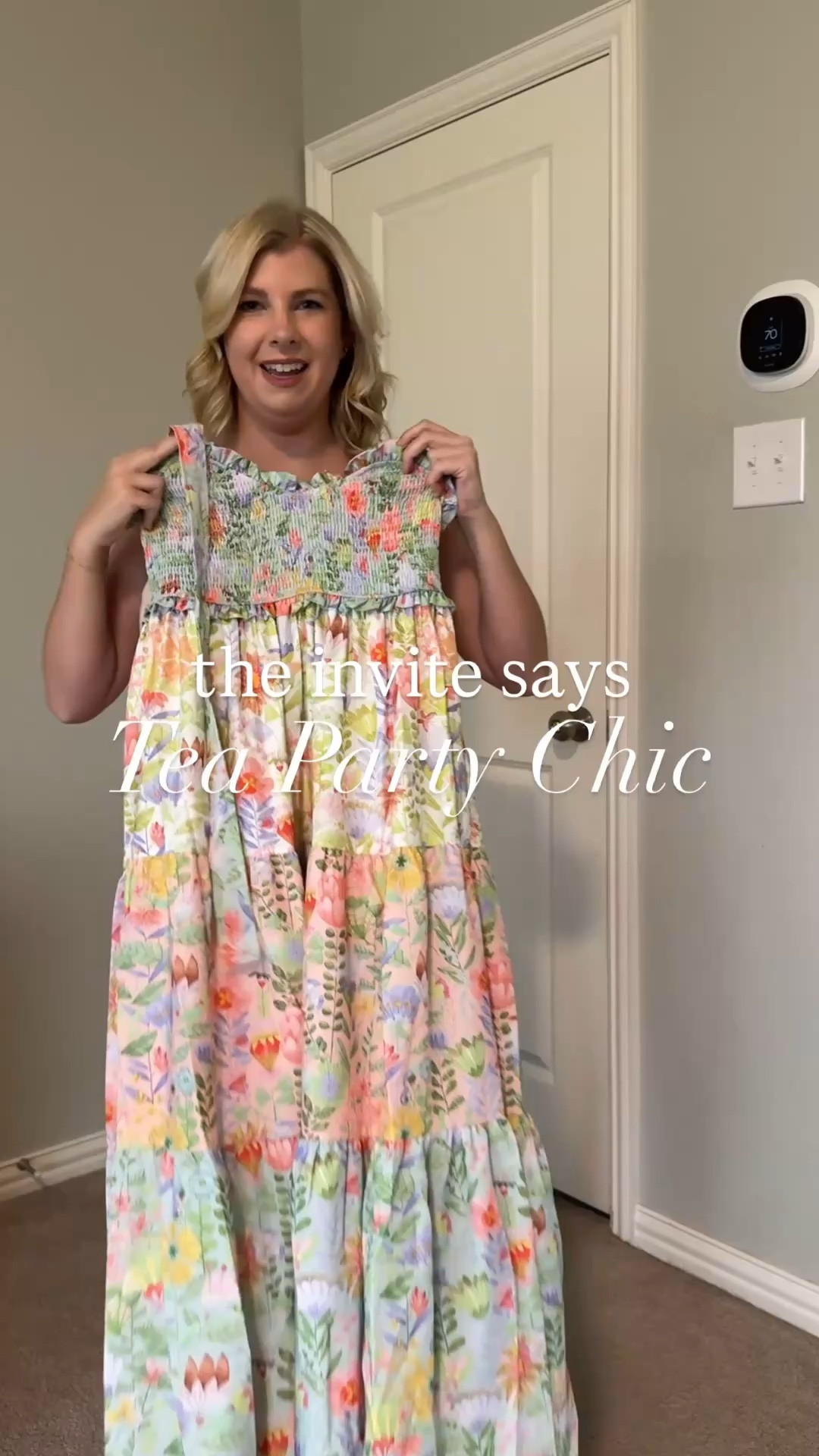 When the invite says Tea Party Chic 🤍

How cute is this dress from @Chicwish 
#chicwish #chicwishmuse