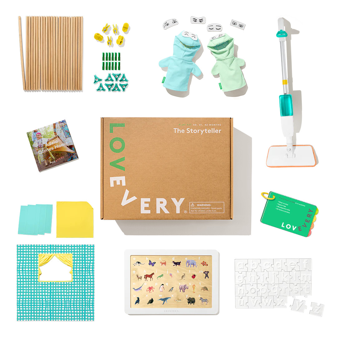 Lovevery Storyteller Play Kit - Toy Subscription For 3 Year Olds (Months 40-42) - The Play Kits By Lovevery | LOVEVERY