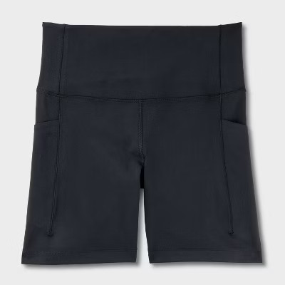 Women's 6" Dynamic Flex High-Rise Pocketed Bike Shorts - All In Motion™ | Target