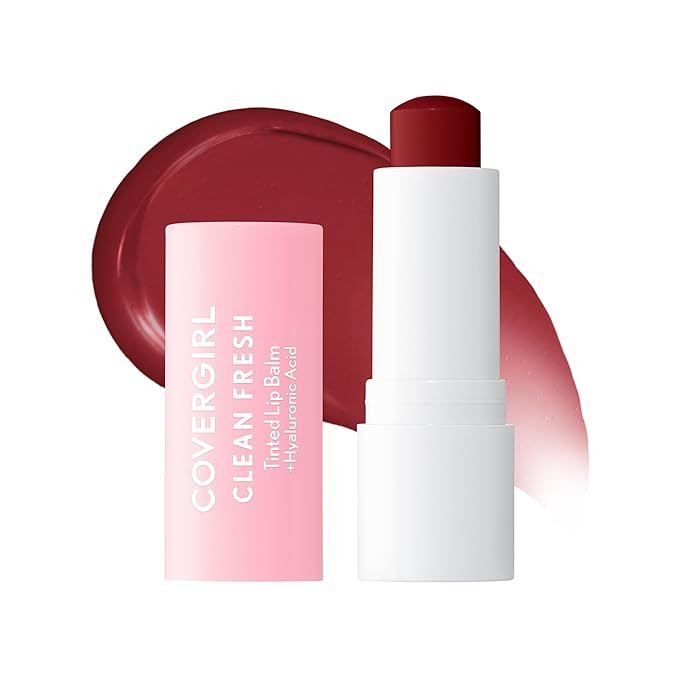 CoverGirl Clean Fresh Tinted Lip Balm, Vegan Formula, Hydrating, Natural Finish, Bliss You Berry,... | Amazon (US)