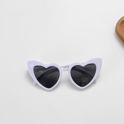 MyKids-USA Kids Heart Shape Decoration Sunglasses White Average Size (0-12Y) | Target