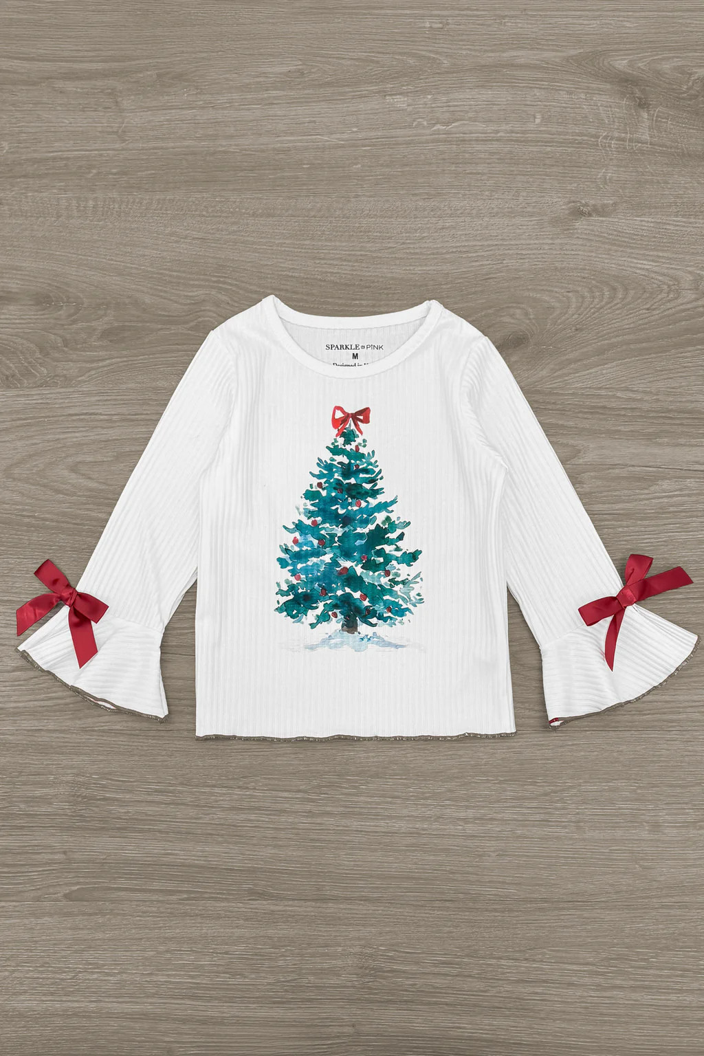 Green Christmas Tree Sequin Tutu Skirt Set | Sparkle In Pink