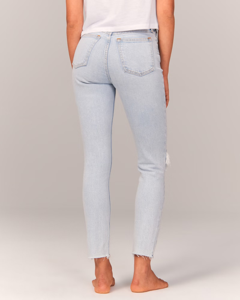 Women's High Rise Skinny Jean | Women's Clearance | Abercrombie.com | Abercrombie & Fitch (US)