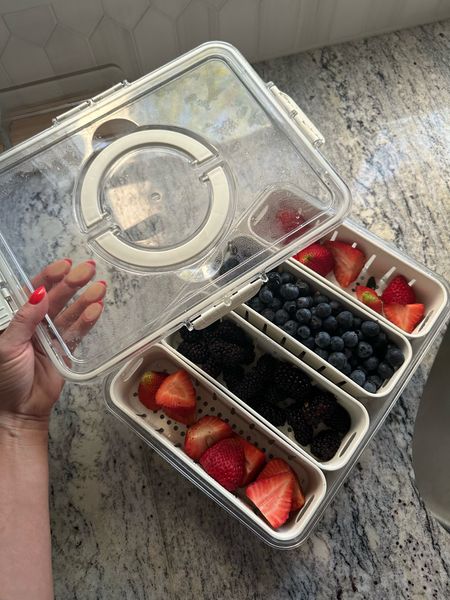Our fruit has stayed so much fresher for longer in this container!! 

Amazon find 
Summer find 
Kitchen 
Travel essential 
Family 

#LTKFamily #LTKTravel #LTKFindsUnder50