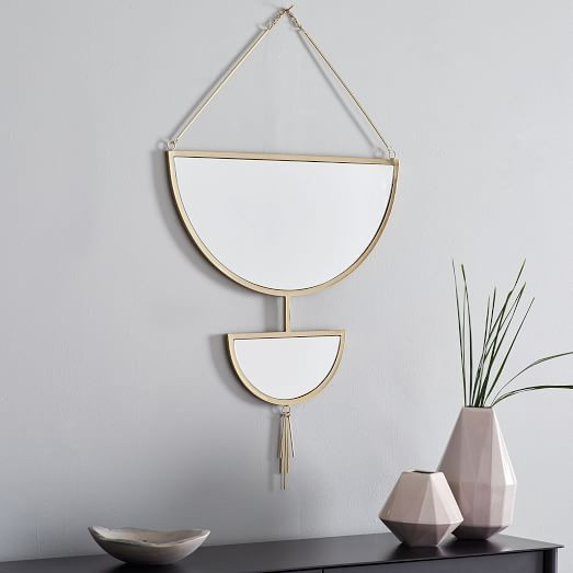 Hanging Half Moon Mirror | West Elm (US)
