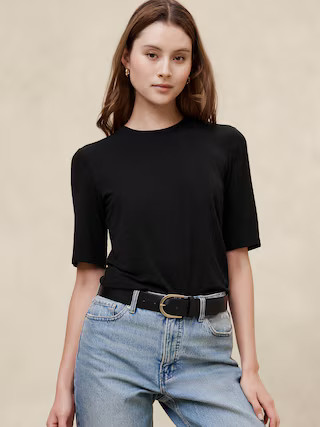 Lightweight Knit Top | Banana Republic Factory