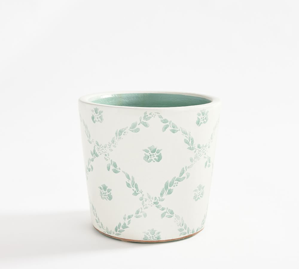 Julia Berolzheimer Poppy Handcrafted Terracotta Planters | Pottery Barn (US)