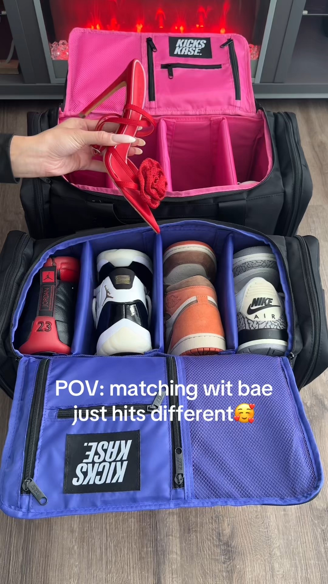 His and hers travel essentials! Shoe duffle bag and backpack. Fits up to size 14 US men's shoes, water-resistant, TSA carry-on approved,multiple pockets, and available in multiple colors.

#LTKWatchNow #LTKShoeCrush #LTKTravel