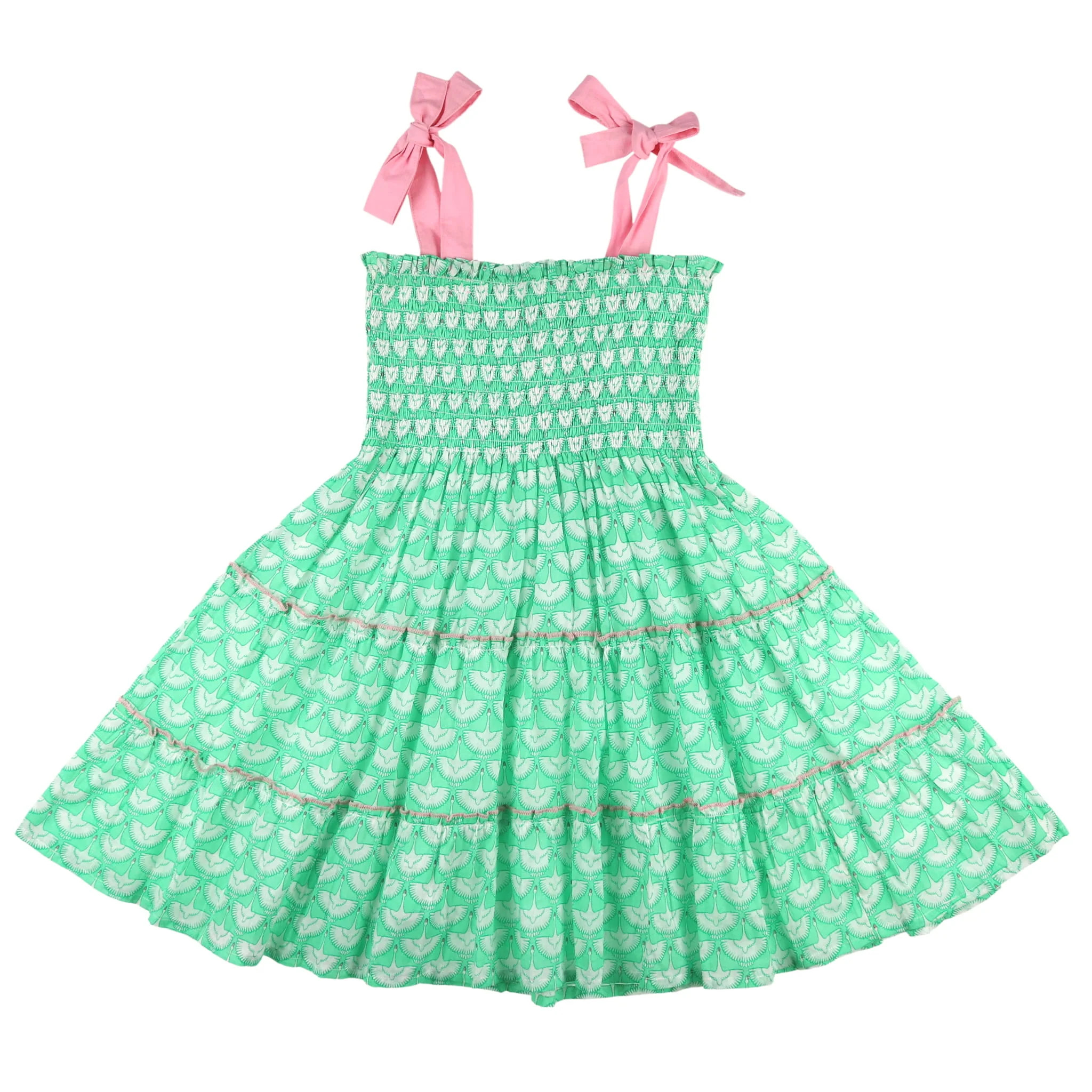 Girls Tier Dress - Soaring - Shrimp and Grits Kids | Shrimp and Grits Kids