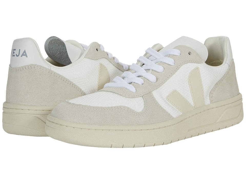 VEJA V-10 (B-Mesh White/Natural/Pierre) Men's Shoes | Zappos