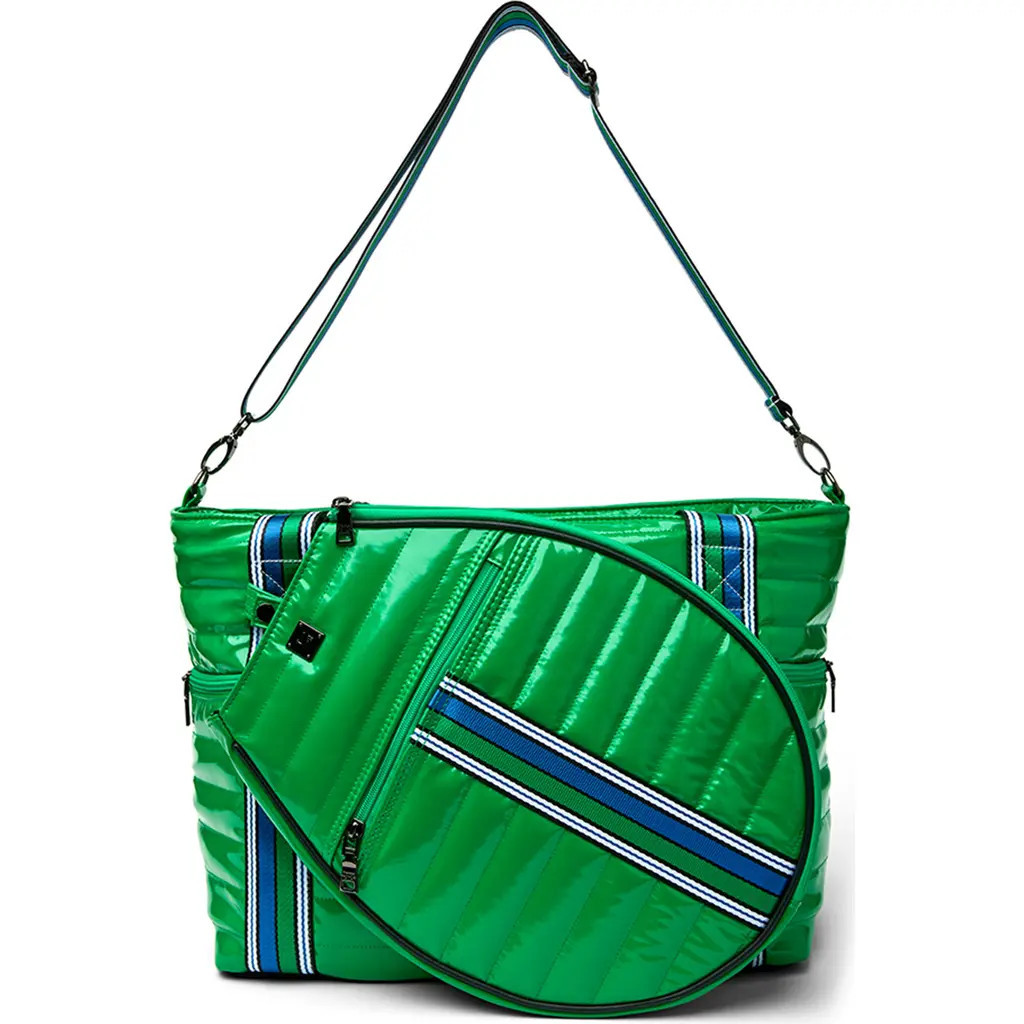 THINK ROYLN Love Royln Tennis Bag in Club Green Patent at Nordstrom | Nordstrom