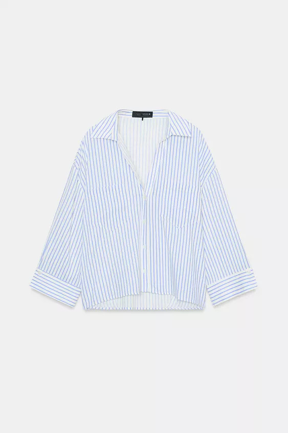 FLUID LINEN SHIRT | Zara Canada