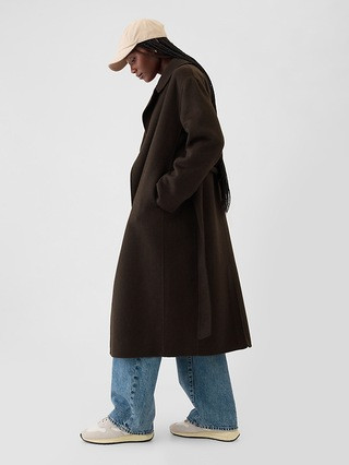 Belted Double-Faced Wool Coat | Gap (US)