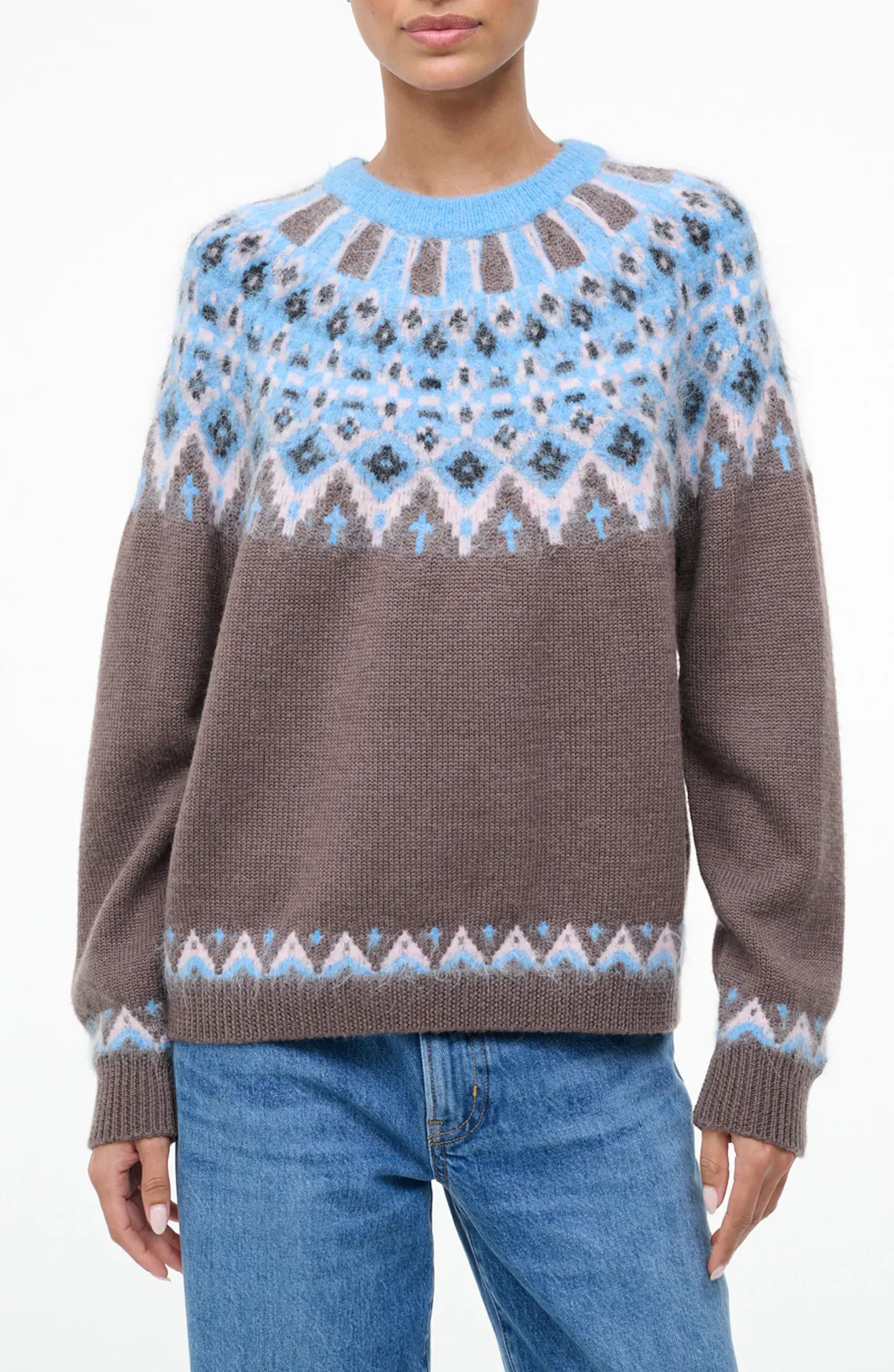 Zane Fair Isle Wool Blend Sweater (Women) | Nordstrom | Nordstrom