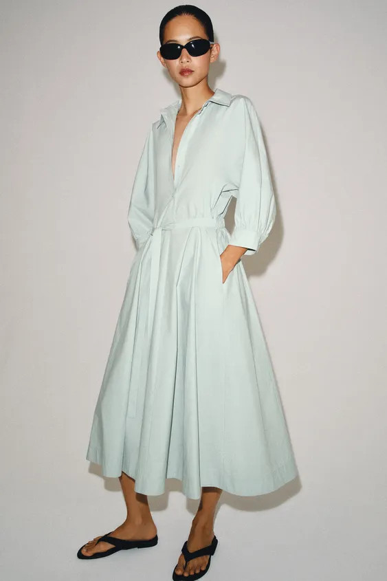 ZW COLLECTION SHIRT DRESS | Zara US