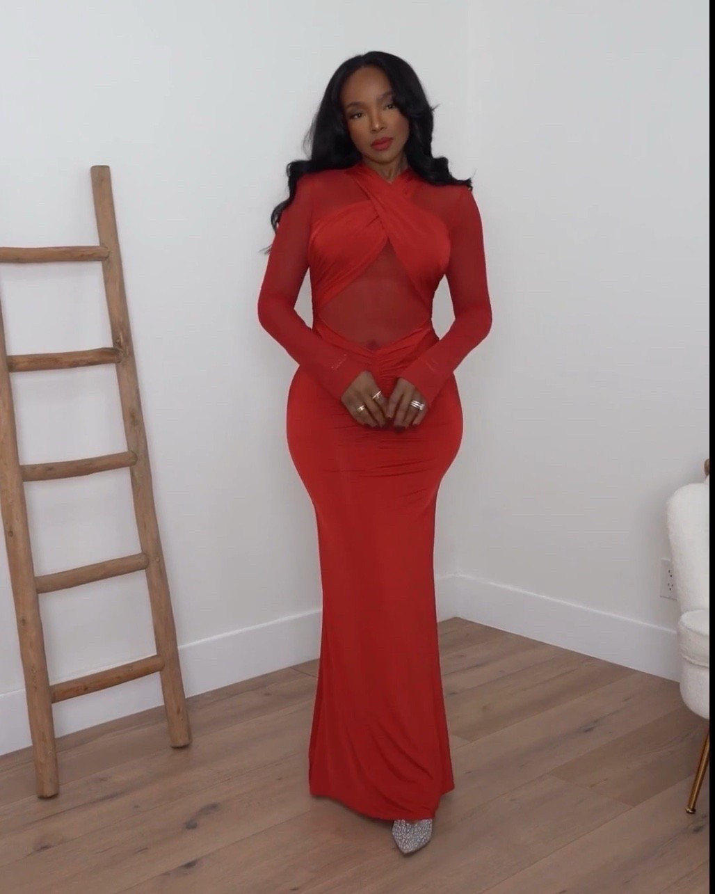 A true show-stopping moment — this @Meshki gown brings drama, shape, and the most striking silhouette. The sheer detailing and criss-cross bodice feel bold yet elegant, making this one of those dresses that instantly commands attention the moment you walk in.

Perfect for holiday parties, winter galas, and special nights out.

📏 Sizing:
Dress (Small)
Height — 5’4” | 138 lbs | Bust — 34D | Waist — 27” | Hips — 40”

elegant red gown, Meshki dress styling, sheer panel formal dress, winter event outfit ideas, statement holiday fashion, elevated eveningwear

✨ Everything linked below for easy shopping

Follow me on Instagram and YouTube @kirasfashionfinds

#LTKootd #LTKPetite #LTKHoliday
