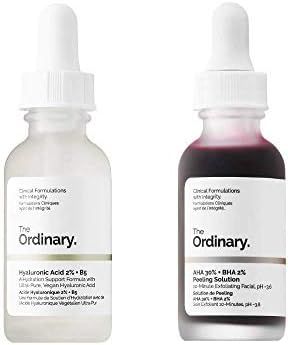 The Ordinary Peeling Solution And Hyaluronic Face Serum! AHA 30% + BHA 2% Peeling Solution! Hyalu... | Amazon (US)