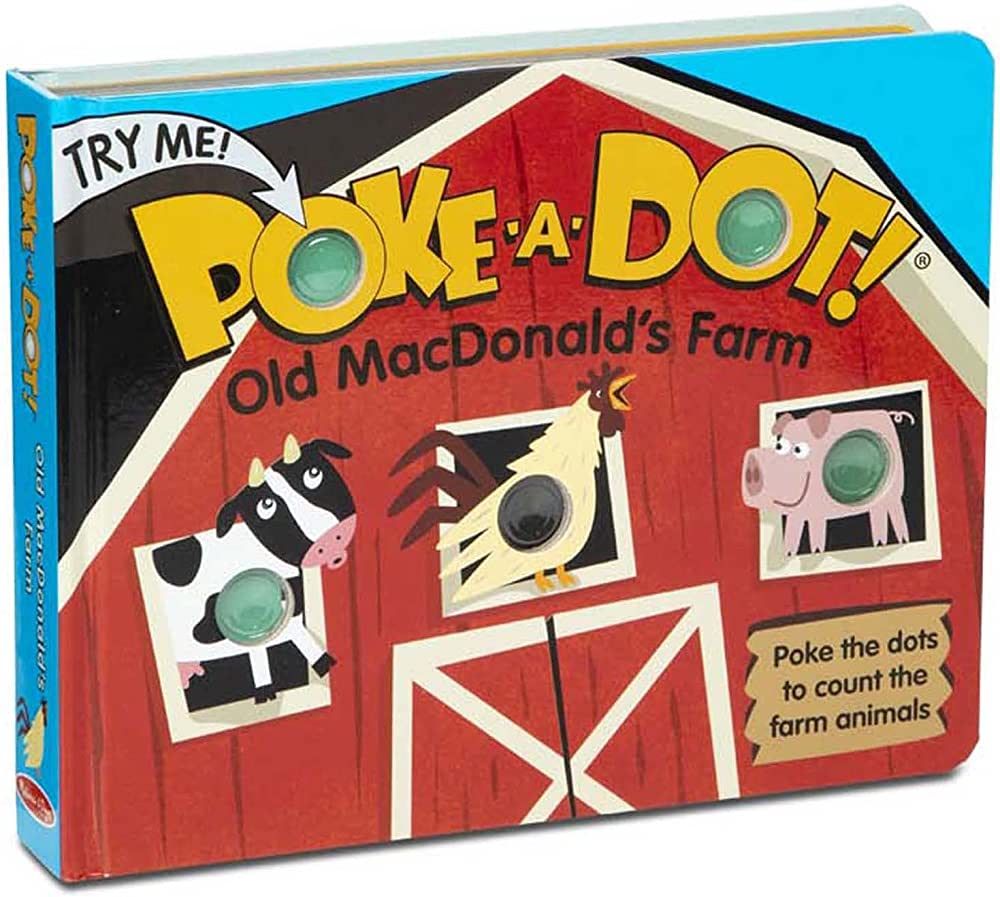 Melissa & Doug Children's Book - Poke-a-Dot: Old MacDonald’s Farm (Board Book with Buttons to P... | Amazon (US)