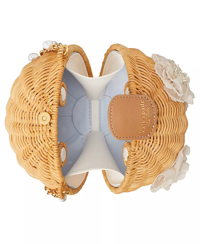 Classic Boquet Wicker Mini Handbag | Macy's